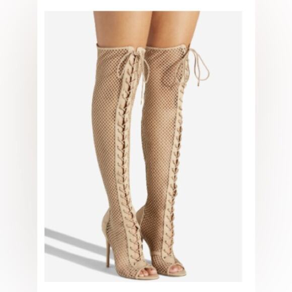 Diandra Sexy Mesh over the knee boot - Picture 1 of 5